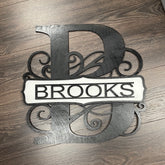 Monogram Doorhanger with Name  | ITG Creations™